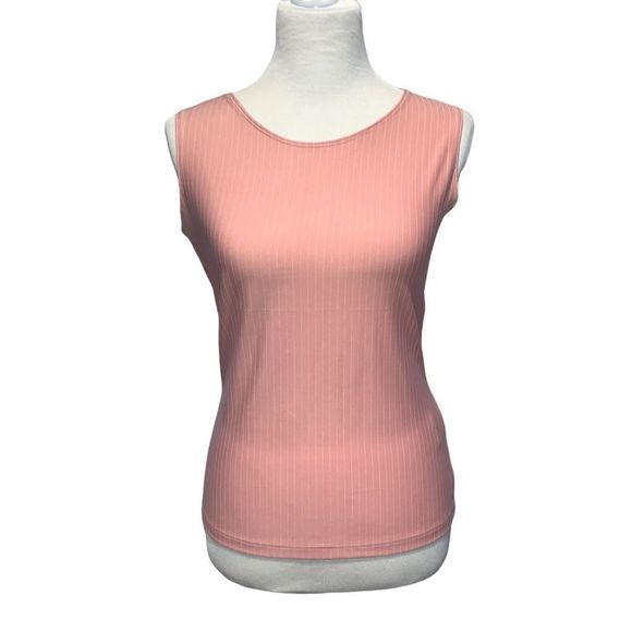 Beechers Brook Fairweather | Pink & White Striped Tank Top - Picture 1 of 6